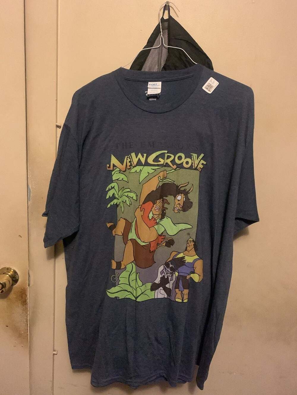 Port & Company Disney The Emperor's New Groove Graphic Tee 3XL Tahiti Blue